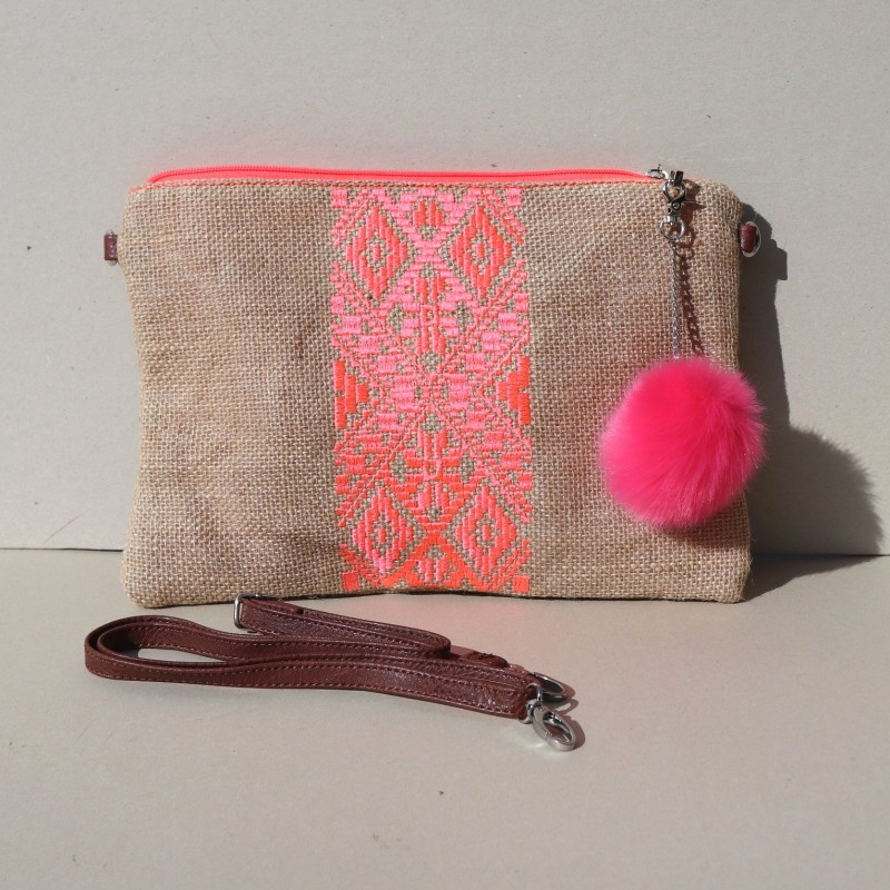 pochette jute
